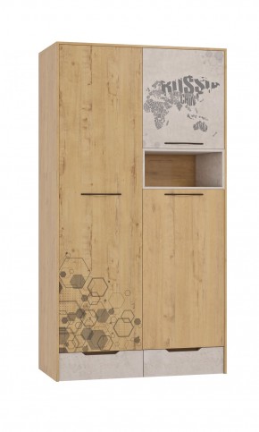 Шкаф для одежды 3 двери и 2 ящика Шк134.0 ДС Стэнфорд в Кудымкаре - kudymkar.ok-mebel.com | фото
