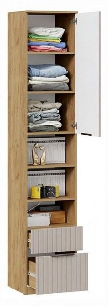 Шкаф комбинированный Хилтон Исп. 2 в Кудымкаре - kudymkar.ok-mebel.com | фото 3
