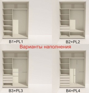 Шкаф-купе 1400 серии SOFT D6+D4+B2+PL2 (2 ящика+1штанга+1 полка) профиль «Капучино» в Кудымкаре - kudymkar.ok-mebel.com | фото 7