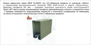 Шкаф-купе 1500 серии NEW CLASSIC K6Z+K6+B2+PL3 (2 ящика+2 штанги) профиль «Капучино» в Кудымкаре - kudymkar.ok-mebel.com | фото 17