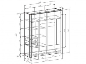 Шкаф-купе 1800 ЛИБЕРТИ в Кудымкаре - kudymkar.ok-mebel.com | фото 4