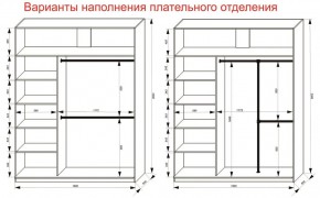 Шкаф-купе 1800 серии SOFT D8+D2+B2+PL4 (2 ящика+F обр.штанга) профиль «Капучино» в Кудымкаре - kudymkar.ok-mebel.com | фото 6