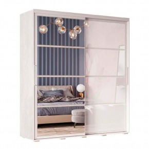 Шкаф-купе Крафт-6 1.6 м ШКК-06 (ясень белый) в Кудымкаре - kudymkar.ok-mebel.com | фото 3