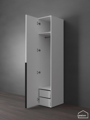 Шкаф Linnea MHR-1-3 2050х400х510 (Белый-М 11.1.1) в Кудымкаре - kudymkar.ok-mebel.com | фото 5