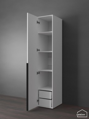 Шкаф Linnea MHR-1-3 2050х400х510 (Белый-М 11.1.2) в Кудымкаре - kudymkar.ok-mebel.com | фото 5