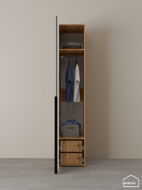 Шкаф Linnea MHR-1-3 2050х400х510 (ДВ-М 11.1.25) в Кудымкаре - kudymkar.ok-mebel.com | фото 5