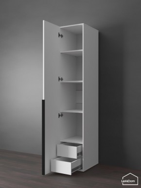 Шкаф Linnea MHR-1-4 2050х400х510 (Белый-М 11.1.1) в Кудымкаре - kudymkar.ok-mebel.com | фото 6