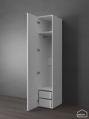 Шкаф Linnea MHR-1PO-3 2050х400х510 (Белый-М 11.1.1) в Кудымкаре - kudymkar.ok-mebel.com | фото 4