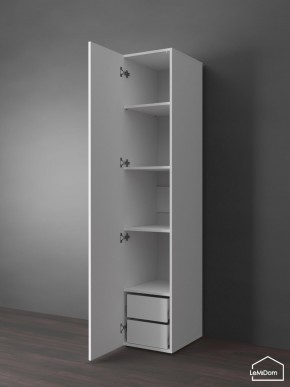 Шкаф Linnea MHR-1PO-4 2050х400х510 (Белый-М 11.1.1) в Кудымкаре - kudymkar.ok-mebel.com | фото 5