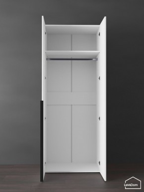 Шкаф Linnea MHR-2 2050х800х510 (Белый-М 11.1.1) в Кудымкаре - kudymkar.ok-mebel.com | фото 4