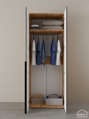 Шкаф Linnea MHR-2 2050х800х510 (ДВ-М 11.1.25) в Кудымкаре - kudymkar.ok-mebel.com | фото 4