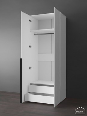 Шкаф Linnea MHR-2-3 2050х800х510 (Белый-М 11.1.1) в Кудымкаре - kudymkar.ok-mebel.com | фото 5