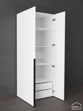 Шкаф Linnea MHR-2-4 2050х800х510 (Белый-М 11.1.1) в Кудымкаре - kudymkar.ok-mebel.com | фото 6