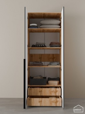 Шкаф Linnea MHR-2-4 2050х800х510 (ДВ-М 11.1.25) в Кудымкаре - kudymkar.ok-mebel.com | фото 6