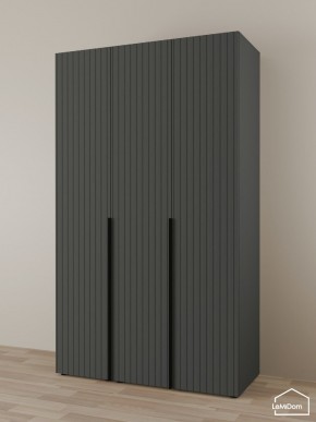 Шкаф Linnea MHR-3-1 2050х1200х510 (Графит-М 11.1.25) в Кудымкаре - kudymkar.ok-mebel.com | фото