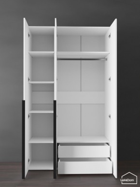 Шкаф Linnea MHR-3-2 2050х1200х510 (Белый-М 11.1.1) в Кудымкаре - kudymkar.ok-mebel.com | фото 6