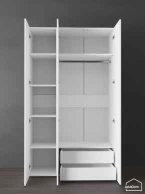 Шкаф Linnea MHR-3PO-2 2050х1200х510 (Белый-М 11.1.2) в Кудымкаре - kudymkar.ok-mebel.com | фото 5