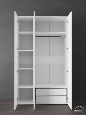 Шкаф Linnea MHR-3PO-2 2050х1200х510 (Белый-М 11.1.2) в Кудымкаре - kudymkar.ok-mebel.com | фото 6