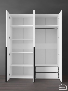 Шкаф Linnea MHR-4-2 2050х1600х510 (Белый-М 11.1.1) в Кудымкаре - kudymkar.ok-mebel.com | фото 6