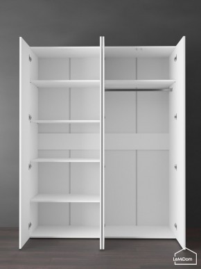 Шкаф Linnea MHR-4PO-1 2050х1600х510 (Белый-М 11.1.1) в Кудымкаре - kudymkar.ok-mebel.com | фото 4
