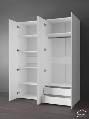 Шкаф Linnea MHR-4PO-2 2050х1600х510 (Белый-М 11.1.2) в Кудымкаре - kudymkar.ok-mebel.com | фото 6