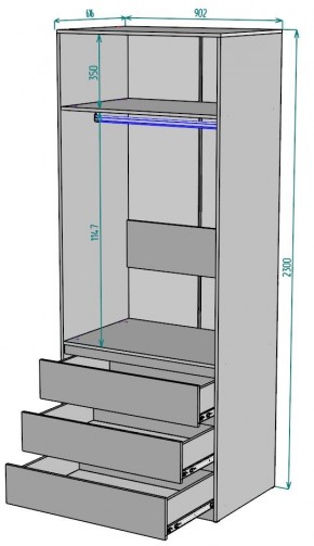 Шкаф Мальта H171 в Кудымкаре - kudymkar.ok-mebel.com | фото 2