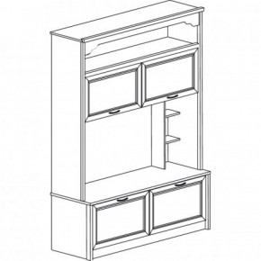 Шкаф многоцелевой №664 "Флоренция" Дуб оксфорд в Кудымкаре - kudymkar.ok-mebel.com | фото 2