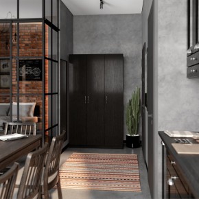 Шкаф ОРИОН трехдверный, цвет Дуб Венге в Кудымкаре - kudymkar.ok-mebel.com | фото 4