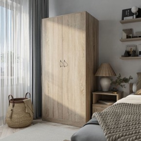 Шкаф ПЕГАС двухдверный, цвет Дуб Сонома в Кудымкаре - kudymkar.ok-mebel.com | фото 4