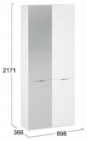 Шкаф платяной Глосс СМ-319.07.015 в Кудымкаре - kudymkar.ok-mebel.com | фото 4
