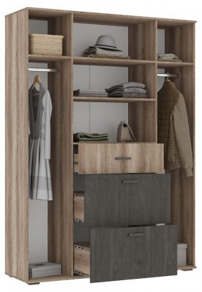 Шкаф платяной Паркинс в Кудымкаре - kudymkar.ok-mebel.com | фото 2