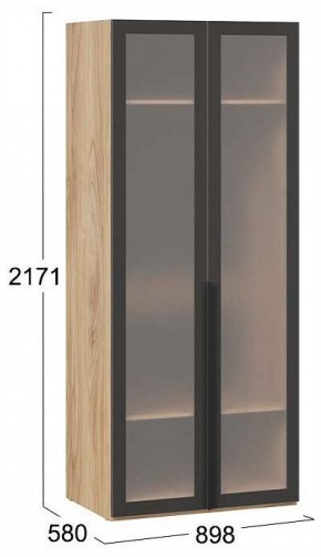 Шкаф платяной Порто СМ-393.07.009 в Кудымкаре - kudymkar.ok-mebel.com | фото 2