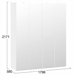 Шкаф платяной Порто СМ-393.07.109 в Кудымкаре - kudymkar.ok-mebel.com | фото 3
