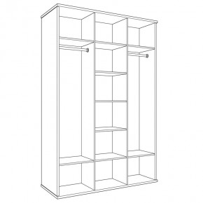 Шкаф распашной трехдверный Парма Нео в Кудымкаре - kudymkar.ok-mebel.com | фото 10