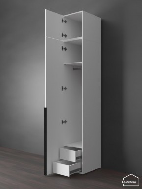 Шкаф с антресолью Linnea MHR-1A-3 2450х400х510 (Белый-М 11.1.2) в Кудымкаре - kudymkar.ok-mebel.com | фото 6