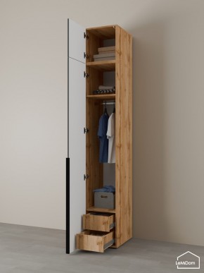 Шкаф с антресолью Linnea MHR-1A-3 2450х400х510 (ДВ-М 11.1.25) в Кудымкаре - kudymkar.ok-mebel.com | фото 5