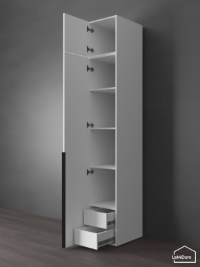 Шкаф с антресолью Linnea MHR-1A-4 2450х400х510 (Белый-М 11.1.2) в Кудымкаре - kudymkar.ok-mebel.com | фото 5