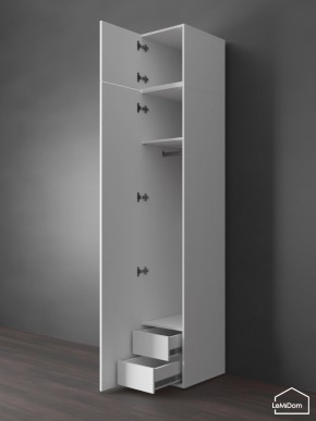 Шкаф с антресолью Linnea MHR-1POA-3 2450х400х510 (Белый-М 11.1.1) в Кудымкаре - kudymkar.ok-mebel.com | фото 6