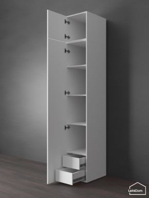 Шкаф с антресолью Linnea MHR-1POA-4 2450х400х510 (Белый-М 11.1.1) в Кудымкаре - kudymkar.ok-mebel.com | фото 5