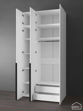 Шкаф с антресолью Linnea MHR-3A-2 2450х1200х510 (Белый-М 11.1.1) в Кудымкаре - kudymkar.ok-mebel.com | фото 5