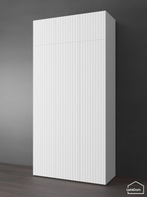Шкаф с антресолью Linnea MHR-3POA-2 2450х1200х510 (Белый-М 11.1.2) в Кудымкаре - kudymkar.ok-mebel.com | фото