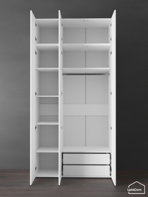 Шкаф с антресолью Linnea MHR-3POA-2 2450х1200х510 (Белый-М 11.1.2) в Кудымкаре - kudymkar.ok-mebel.com | фото 6