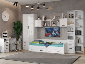 ВЕГА NEW Шкаф (Белый глянец/белый) в Кудымкаре - kudymkar.ok-mebel.com | фото 3