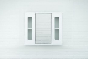 Шкаф-зеркало Кристалл 80 АЙСБЕРГ (DA1804HZ) в Кудымкаре - kudymkar.ok-mebel.com | фото 4