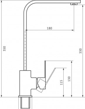 Смеситель MS-012 в Кудымкаре - kudymkar.ok-mebel.com | фото 2