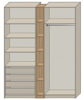 Спальня Серый камень + Кровать (серии «ГЕСТИЯ») в Кудымкаре - kudymkar.ok-mebel.com | фото 7