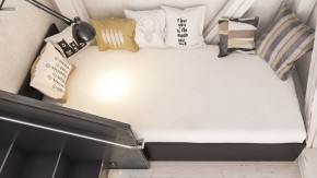 Стандарт Кровать 0900, цвет венге, ШхГхВ 93,5х203,5х70 см., сп.м. 900х2000 мм., без матраса, основание есть в Кудымкаре - kudymkar.ok-mebel.com | фото 6
