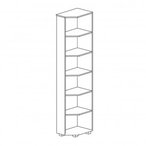 Стеллаж №244 Белла в Кудымкаре - kudymkar.ok-mebel.com | фото 2