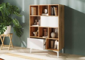 Стеллаж Арбат (белый) в Кудымкаре - kudymkar.ok-mebel.com | фото 3