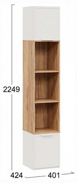 Стеллаж комбинированный Стелла в Кудымкаре - kudymkar.ok-mebel.com | фото 4